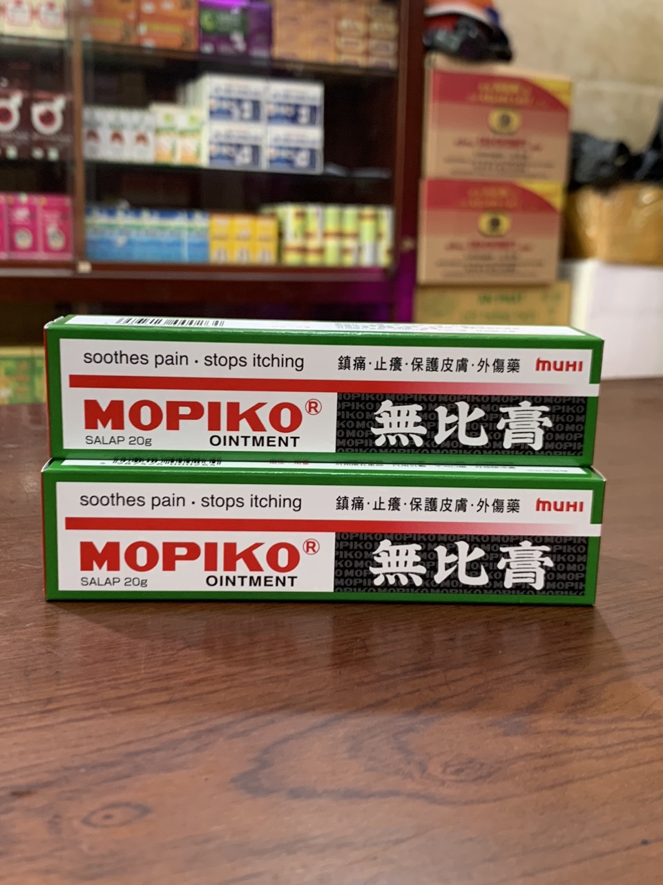 Kem mopiko bôi ngoài da ngăn muỗi đốt, côn trùng cắn, giảm ngứa, ngừa sẹo 20g