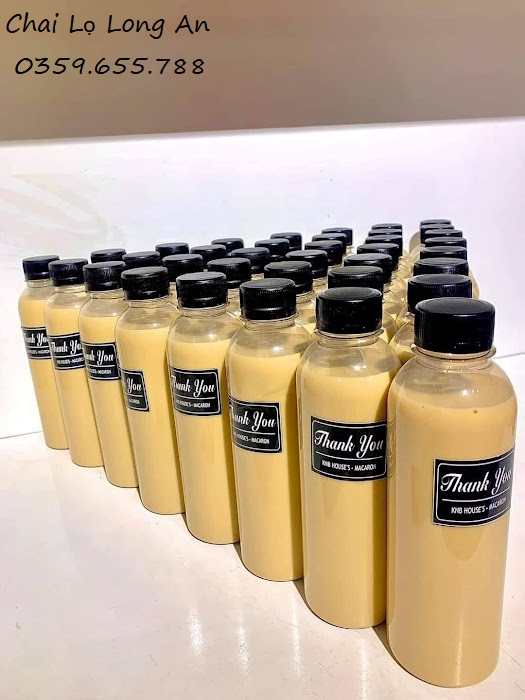 SET 10 CHAI NHỰA TRÒN MIỆNG NHỎ 330ML