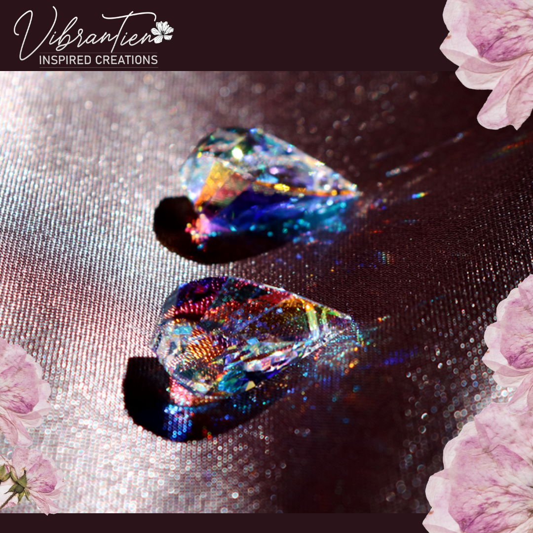 [Pha lê Swarovski Vibrantien] Mặt dây chuyền Helix 18 ly