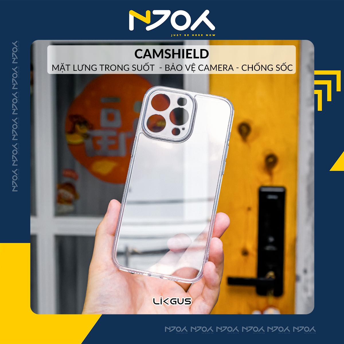 Ốp trong suốt likgus bảo vệ camera chống sốc cho điện thoại iphone 16 pro max 15 pro max 14 13 12 11