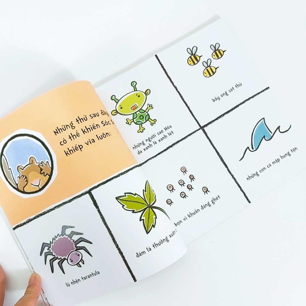 Sách - Sóc sợ sệt 4 cuốn (dành cho bé 5+)