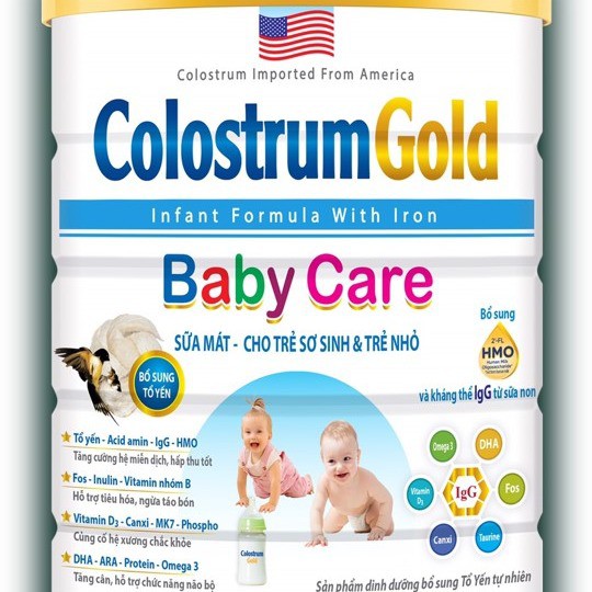 Sữa ColostrumGold Babycare 900g sữa mát