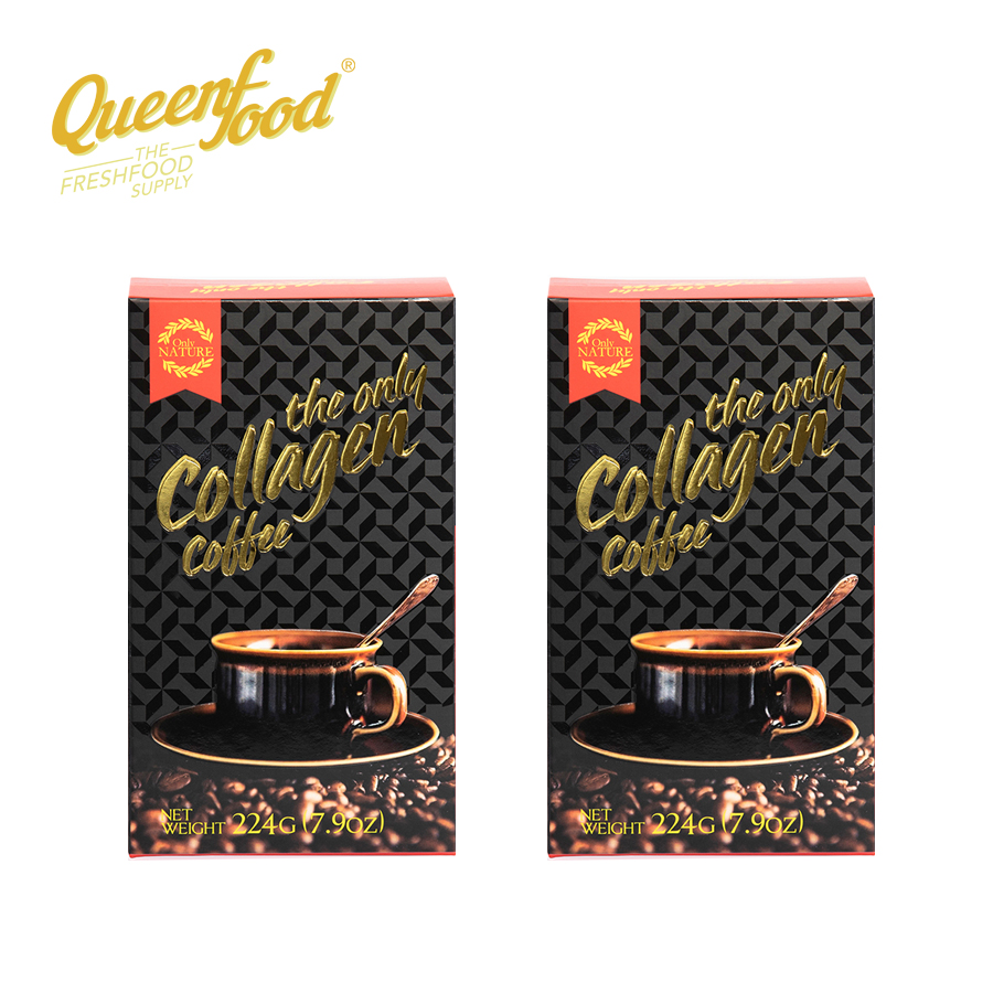 [Hcm]Only Nature Queenfood Collagen Coffee (2 Boxes - 14 Small Bags/Box)