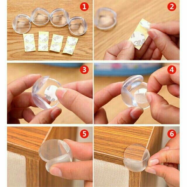 SET 4 MIẾNG BỊT GÓC BÀN SILICON