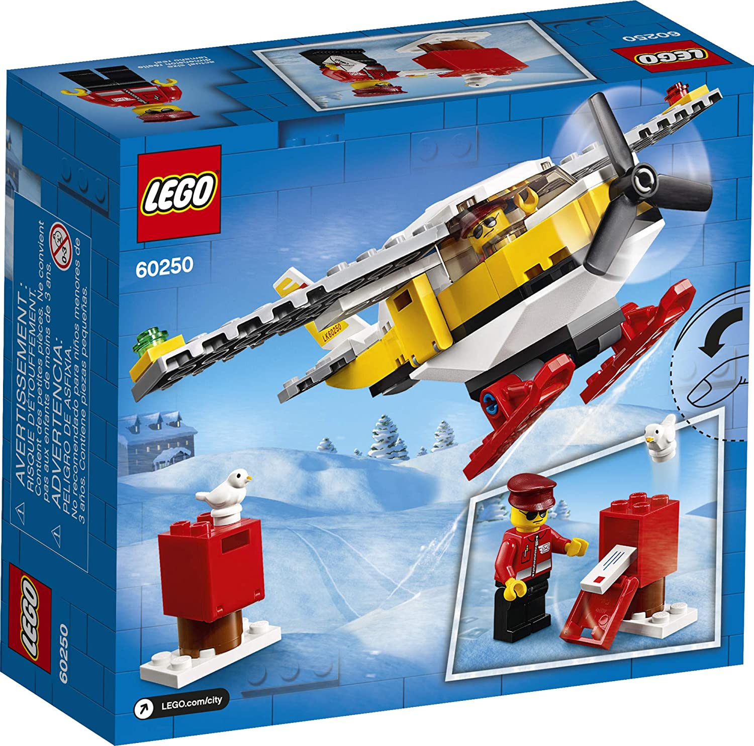 Đồ chơi LEGO CITY - Máy Bay Đưa Thư - 60250