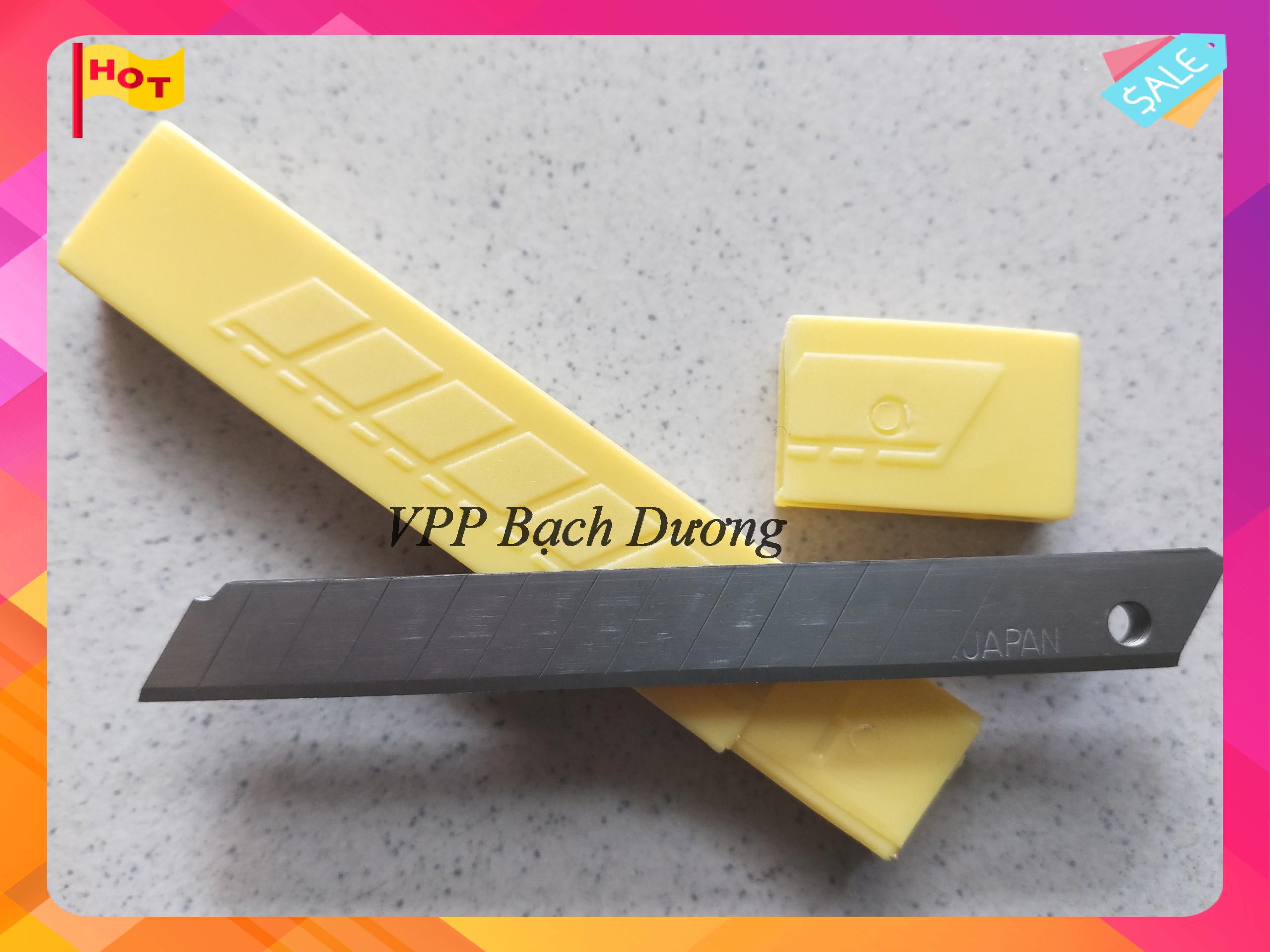 Lưỡi dao rọc giấy nhỏ A80 - 1 tép/10 lưỡi