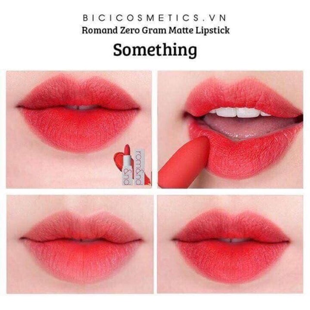 Son thỏi lì Romand Zero Gram Matte Lipstick new
