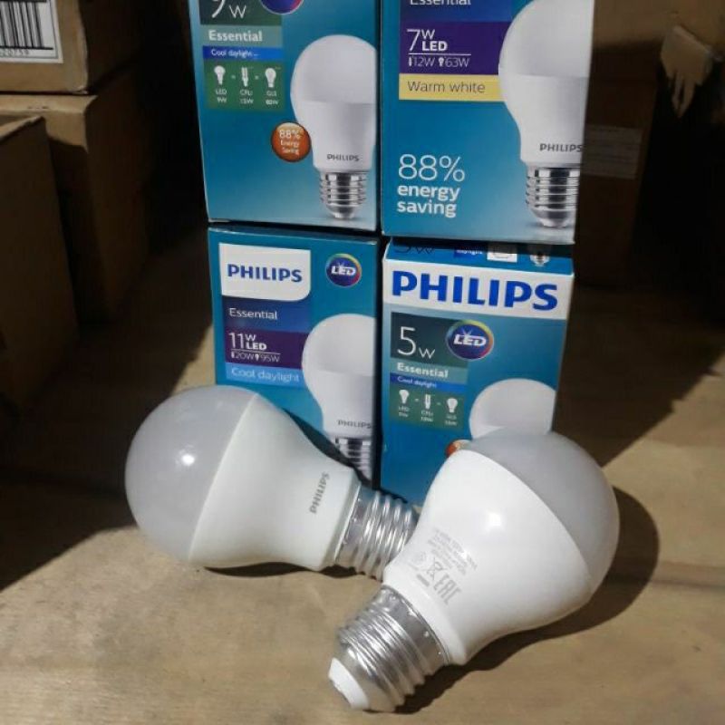 Bóng đèn led bulb Ess 3w, 5w, 7w, 9w, 11w E27 Philips