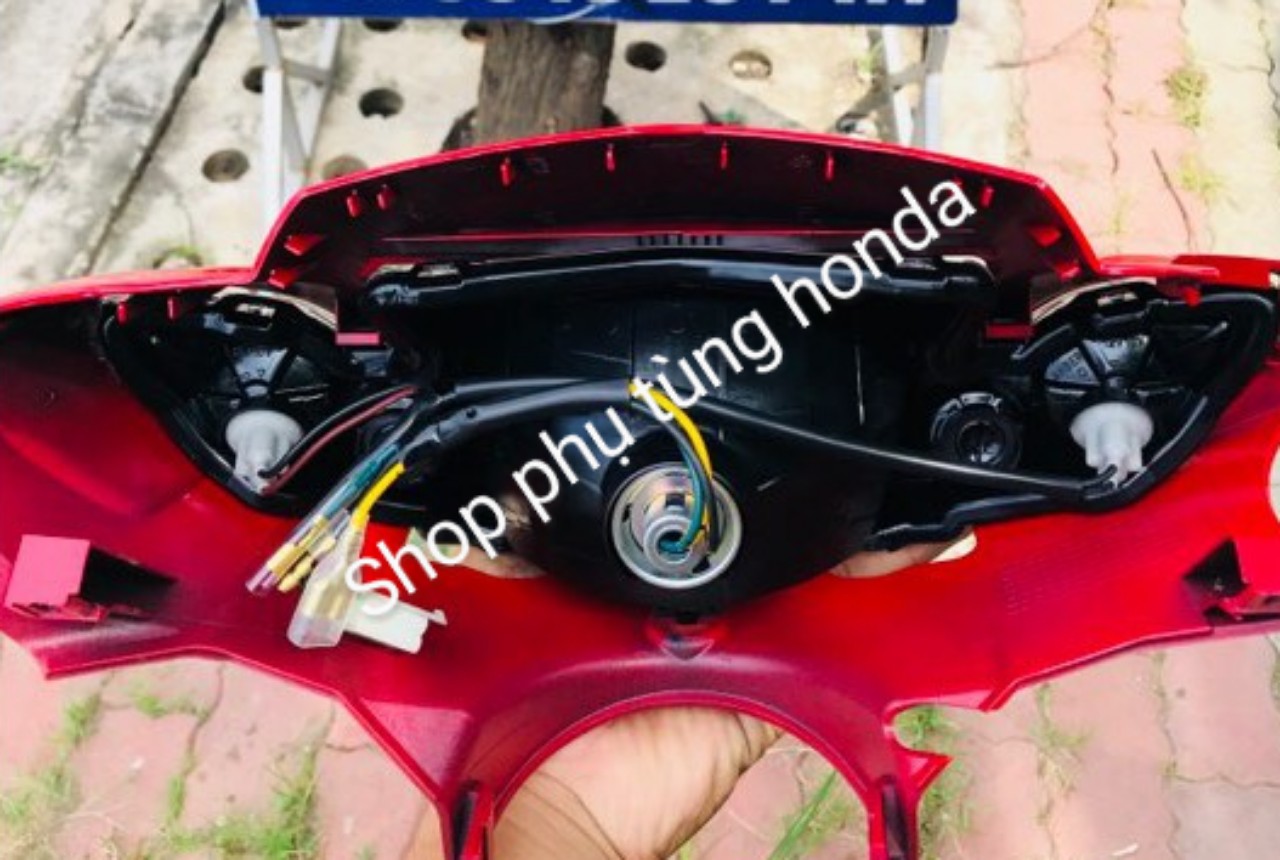 yamaha- đầu đèn  sirius hello zin màu đỏ chính hãng