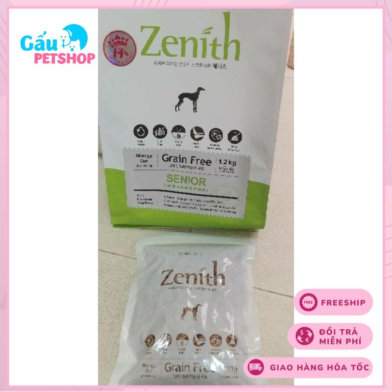 Thức ăn hạt mềm ZENITH SENIOR cho chó già (xanh lá)