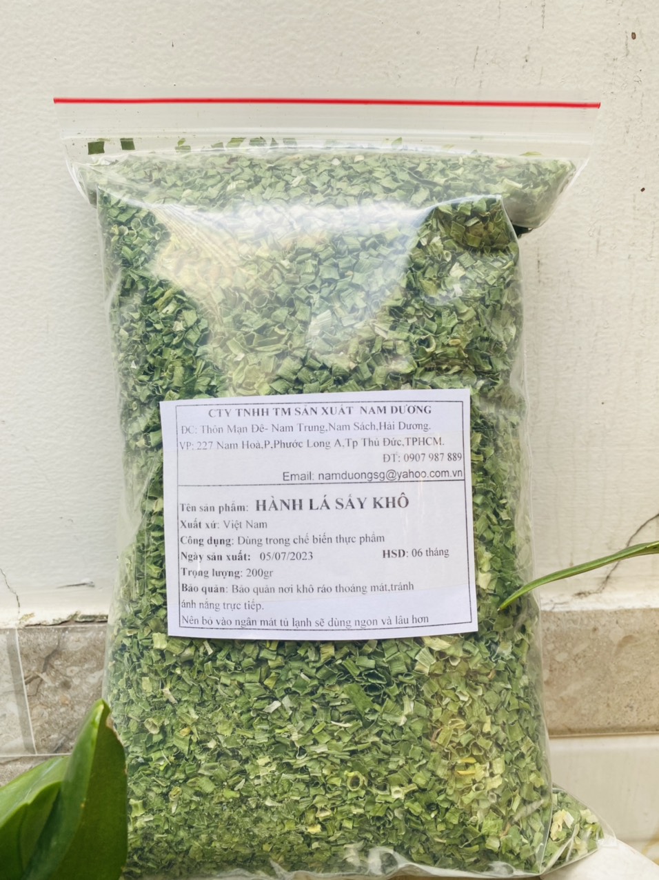 Hành lá sấy khô  200gr