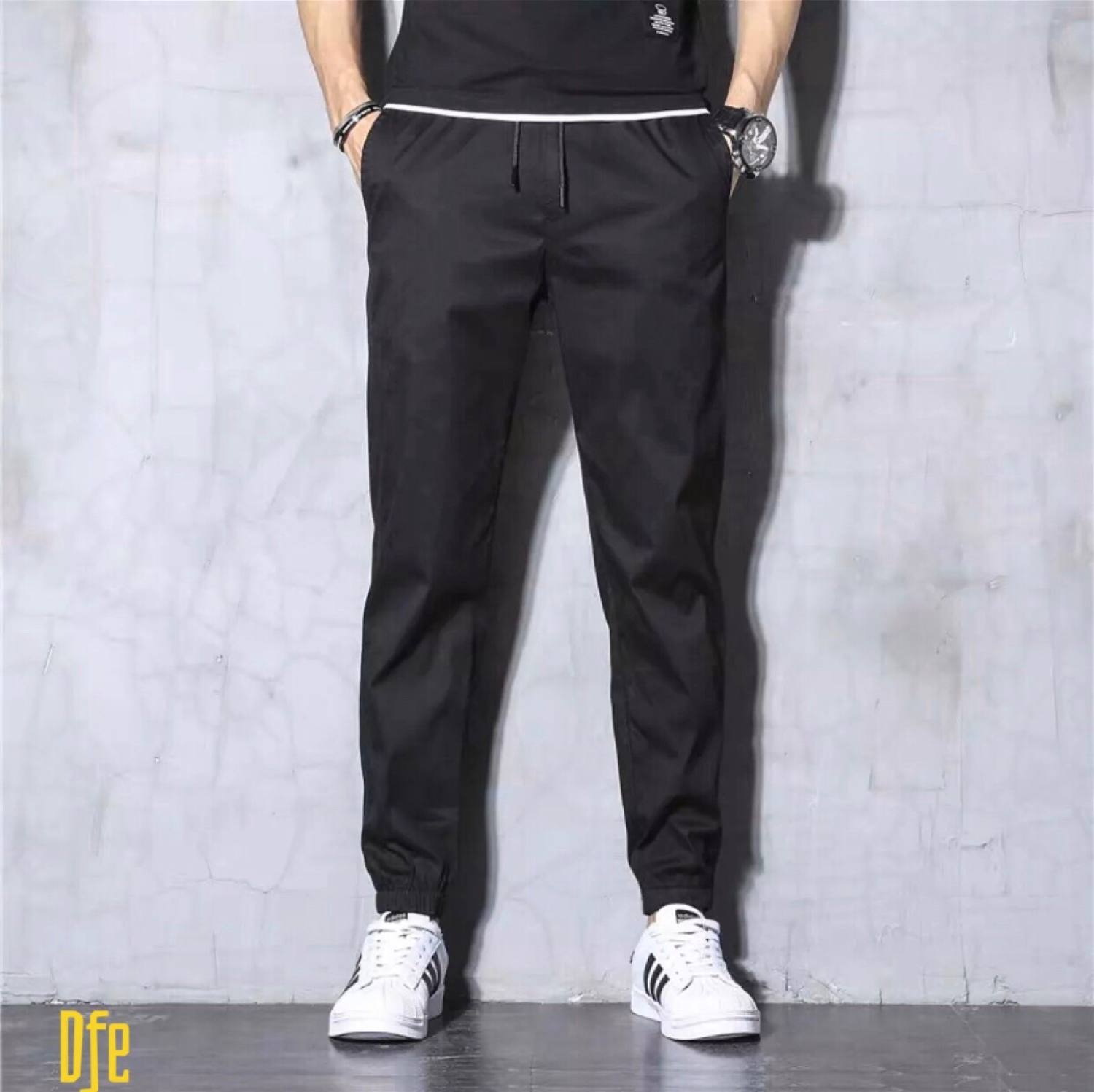 Quần jogger kaki lính rằn ri thêm màu trơn cơ bản hot trend