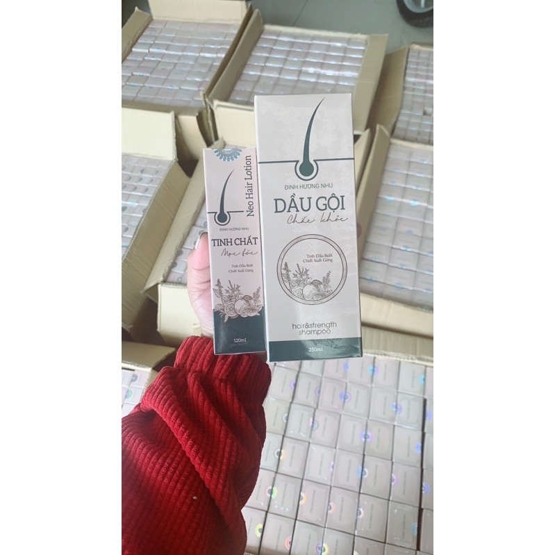 (HOT) Combo Mọc tóc Đinh Hương Nhu ( Xịt Tóc + Dầu gội)