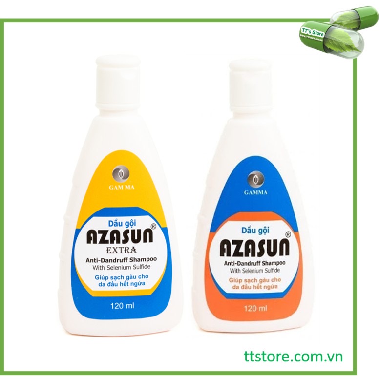 [HCM]Dầu gội trị gàu AZASUN (Chai 120ml) [Asasun asazun selsun]