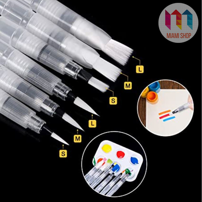 Bút vẽ màu nước Menory - Đủ kích cỡ lựa chọn
