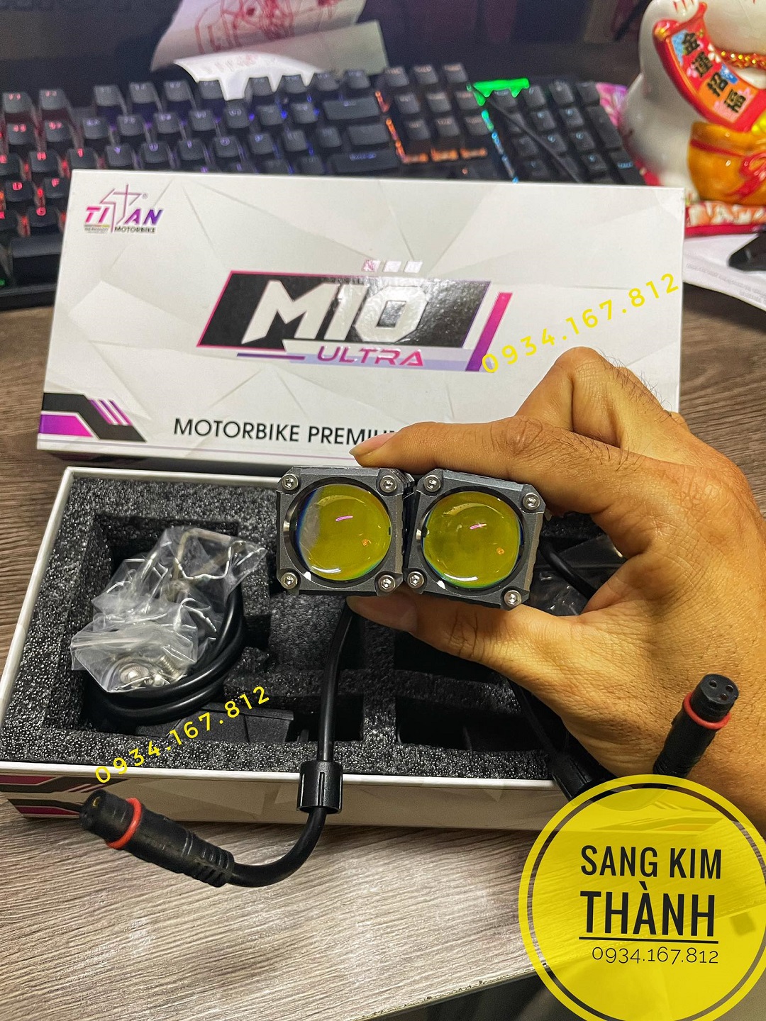 Đèn Trợ Sáng Bi cầu Mini TiTan M10 Ultra