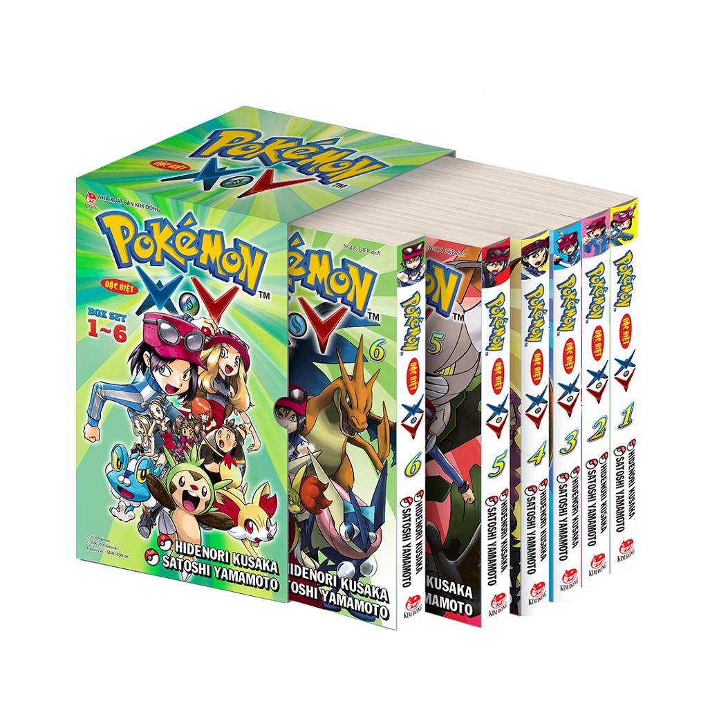 Fahasa - Box Set POKÉMON ĐẶC BIỆT X-Y Set Manga (Bộ 6 Tập)