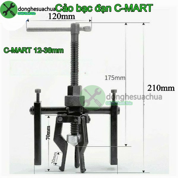 Cảo bạc đạn trong c-mart b0047 12-38mm
