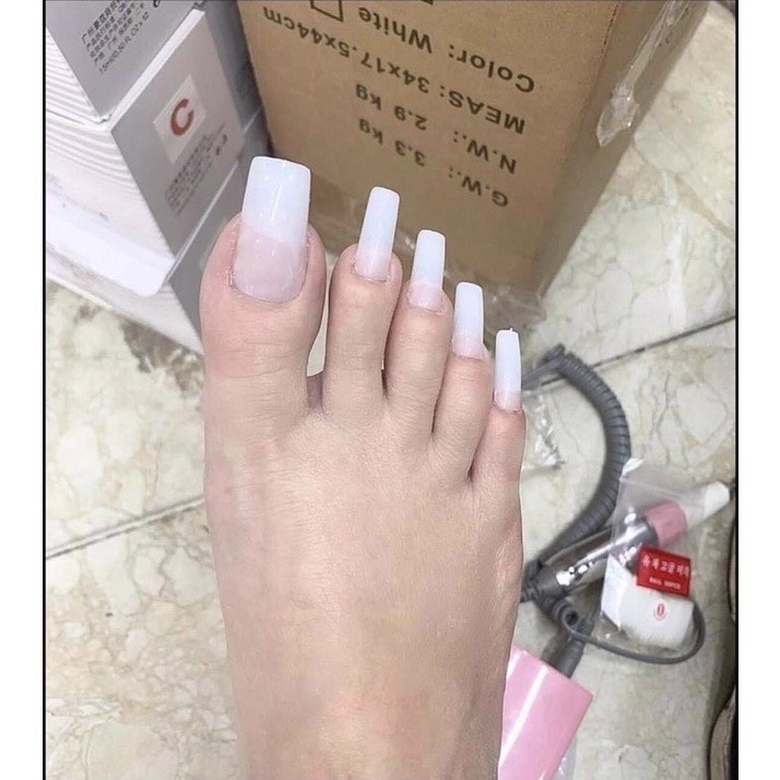 Móng úp chân phom dài , móng úp chân, móng úp, Changnails3979