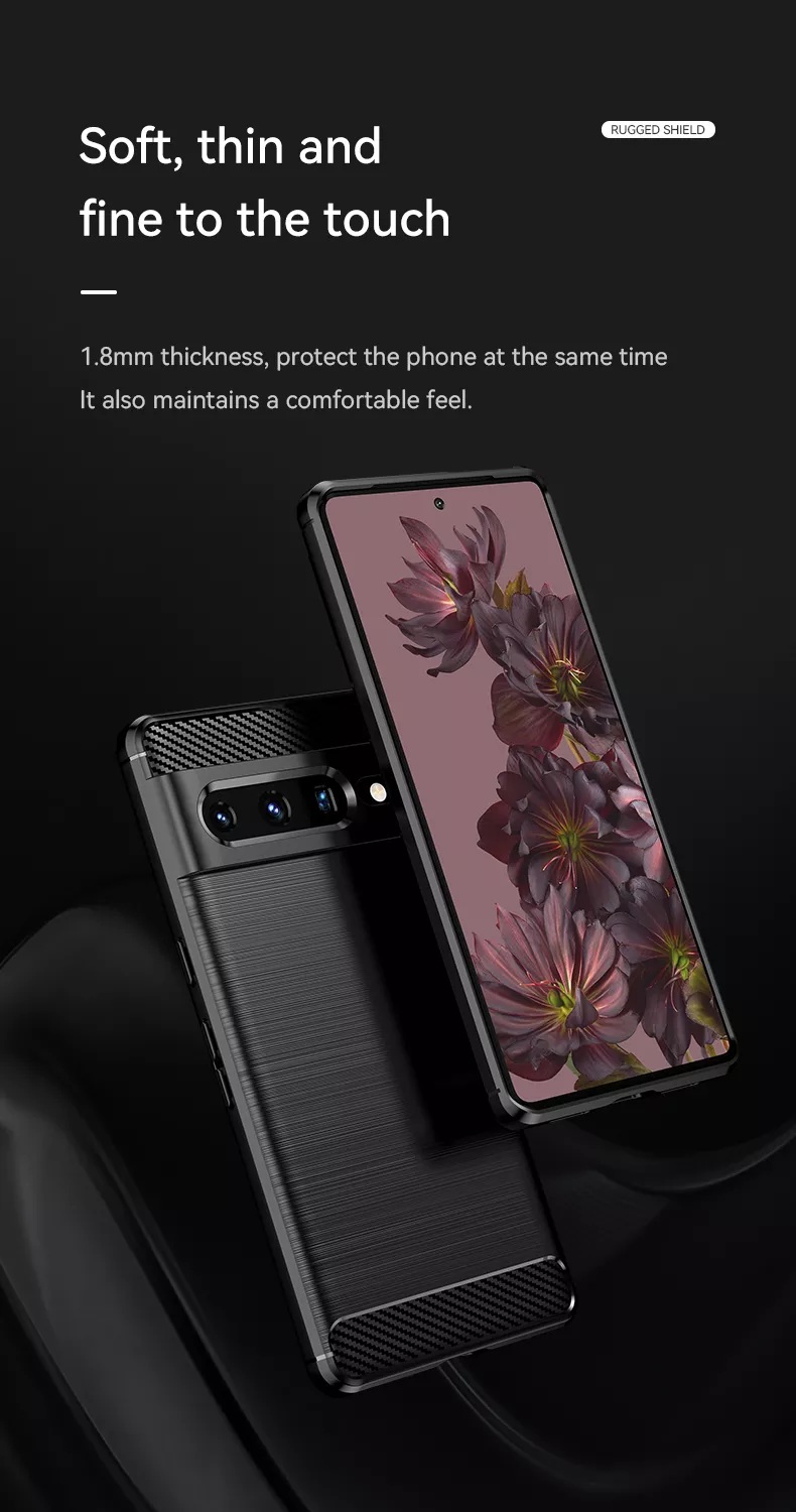 Ốp lưng điện thoại Rugged Armor dành cho Pixel 7 Pro/ Pixel 7 Vân Carbon