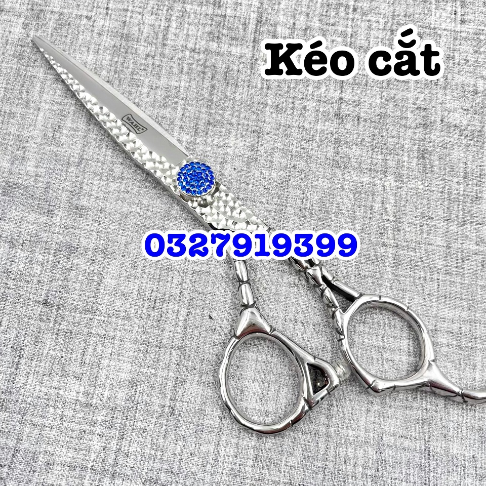 Kéo cắt tỉa tóc cao cấp Nhật WAHL 6.0 ( WAHL xanh)