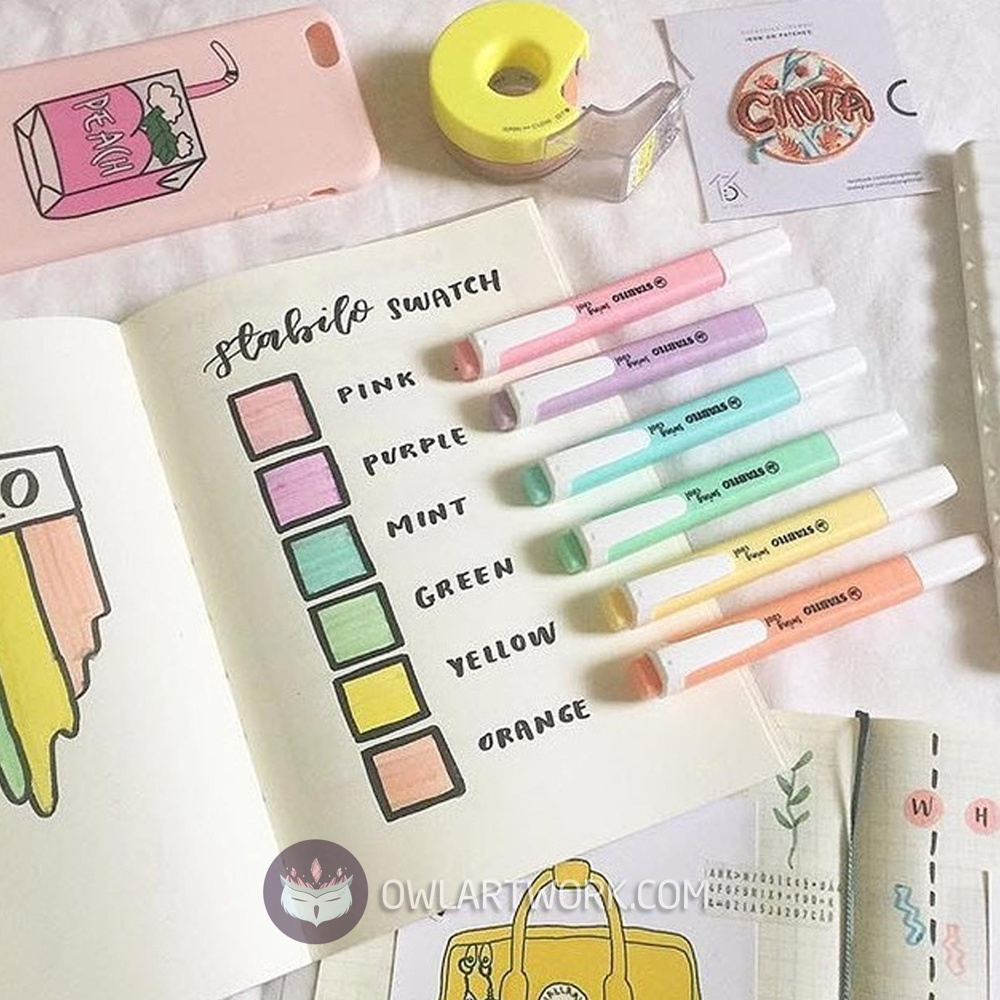 [HCM]Bút Dạ Đánh Dấu Stabilo Swing Cool Highlighter - Tone màu Pastel (Made In Germany)