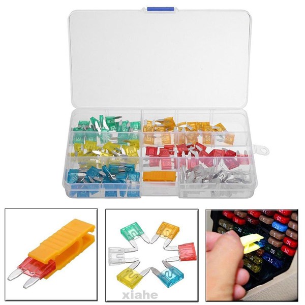 Bộ 120 cầu chì xe hơi 6 loại cường độ dòng điện