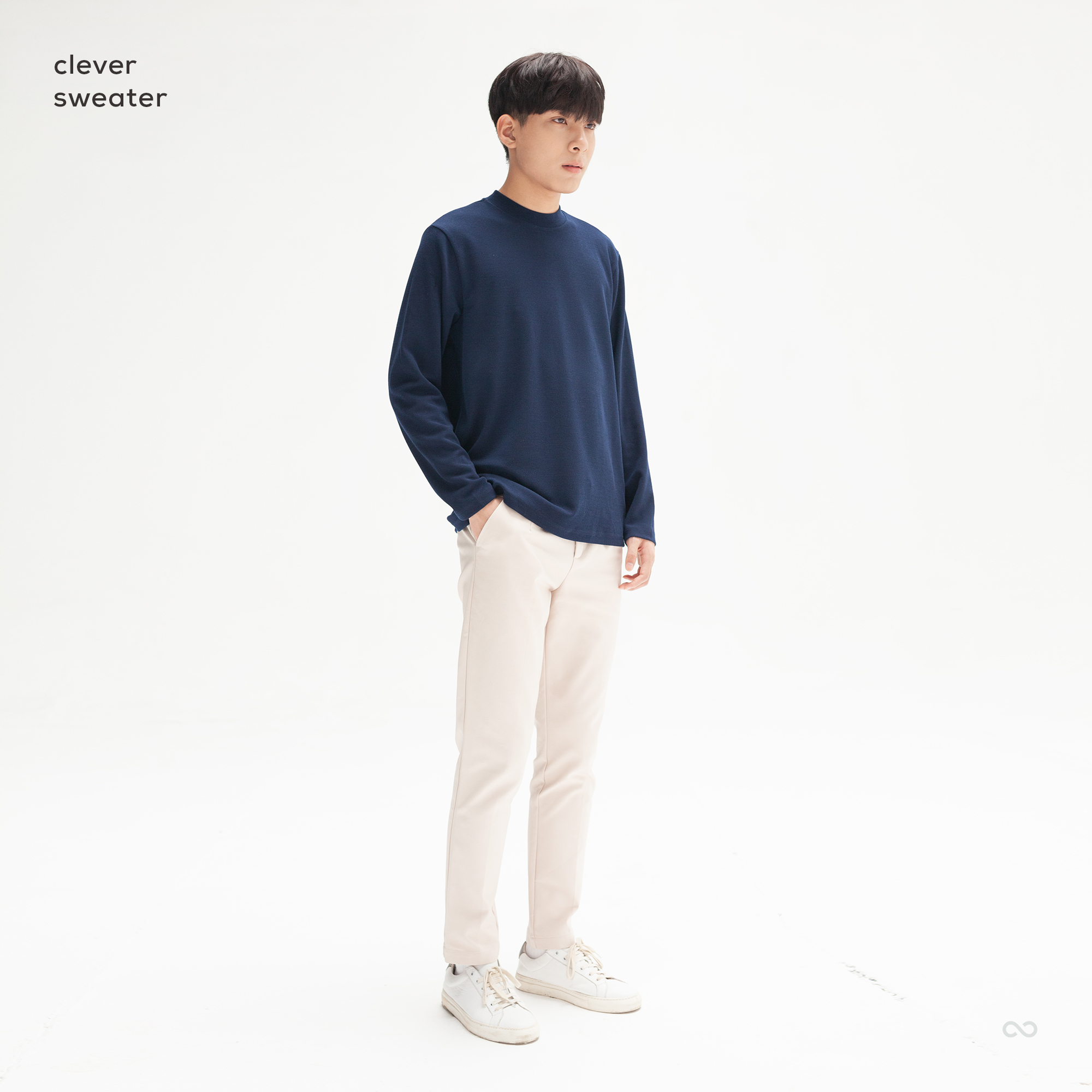Áo nỉ dài tay LOOK Clever sweater