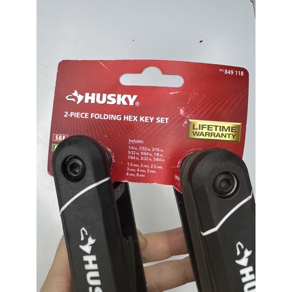 Combo 2 bộ lục giác gấp gọn Husky 🇺🇸