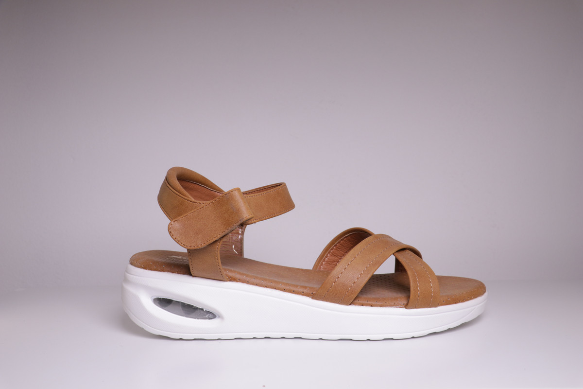Sandal Nữ Thời Trang Đế 5Cm Màu Camel Bata 661-3621