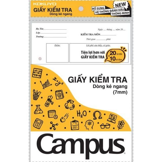 Giấy kiểm tra Campus các loại