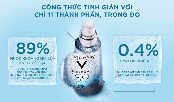 [Chiết-Minisize] Serum cấp nước, phục hồi da Vichy Mineral 89