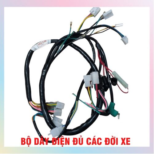 (freeship) Dây điện sườn xe dream wave win cup jupiter sirius