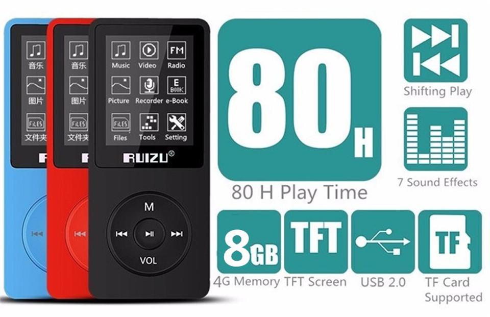 Máy Nghe Nhạc Hifi Mp3 Ruizu X02