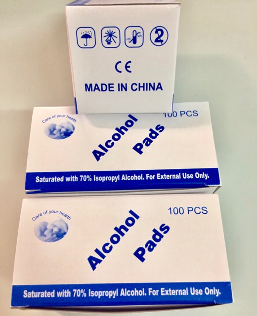 Bông Tẩm Cồn Ướt 100 Cái