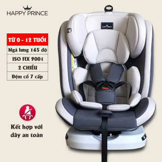 Ghế ô tô cho bé 2 chiều CHUẨN ISO 9001 điều chỉnh 4 tư thế từ nằm tới ngồi ngã 165 độ và có thể điều chỉnh độ cao 7 cấp cho bé từ 0 thumbnail