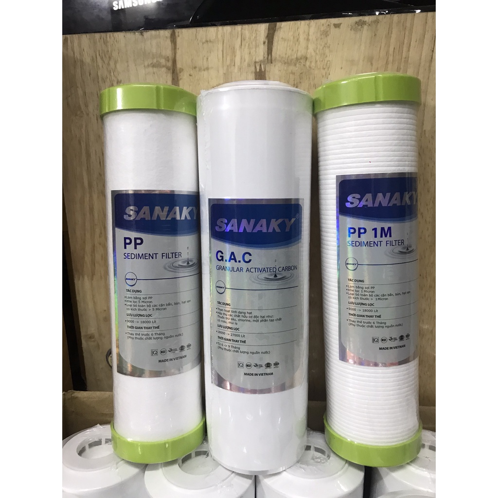 Bộ Lõi lọc nước Sanaky 123