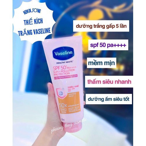 Dưỡng Thể Vaseline 50X Thái Lan