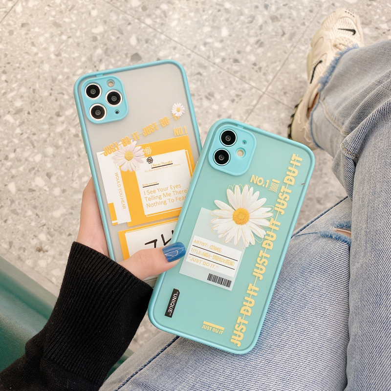 Ốp Lưng Nhám Chống Sock Va Đập Bảo Vệ Camera Little Daisy
