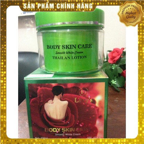 (Chính Hãng) Kem Body LIVY XANH 250g Kem Tươi Siêu Trắng , Thấm Nhanh, Thơm Mịn Da