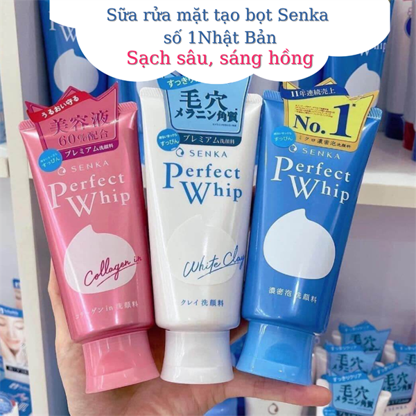 Sữa rửa mặt nhật Senka Perfect
