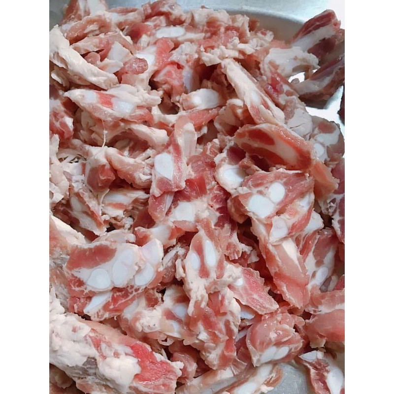 sườn sụn non heo cắt khúc sẵn túi 1kg