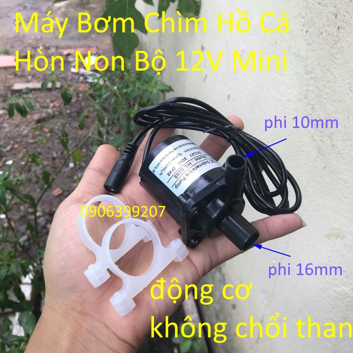 [HCM]máy bơm nước mini - máy bơm hồ cá hòn non bộ