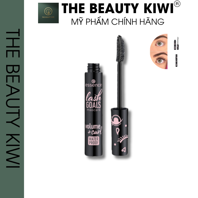 Chuốt mi Essence Lash Goals Mascara Volume & Curl Waterproof 7.5 ml (Đức)