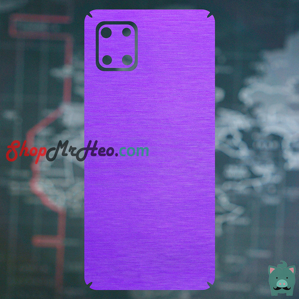 [HCM]Skin Dán Mặt Sau Lưng Vân Nhôm Samsung Galaxy Note 10 Lite - S10 Lite