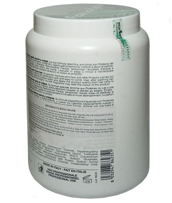 [HCM]Kem ủ tóc Fanola Nutricare 1500ml - Ý