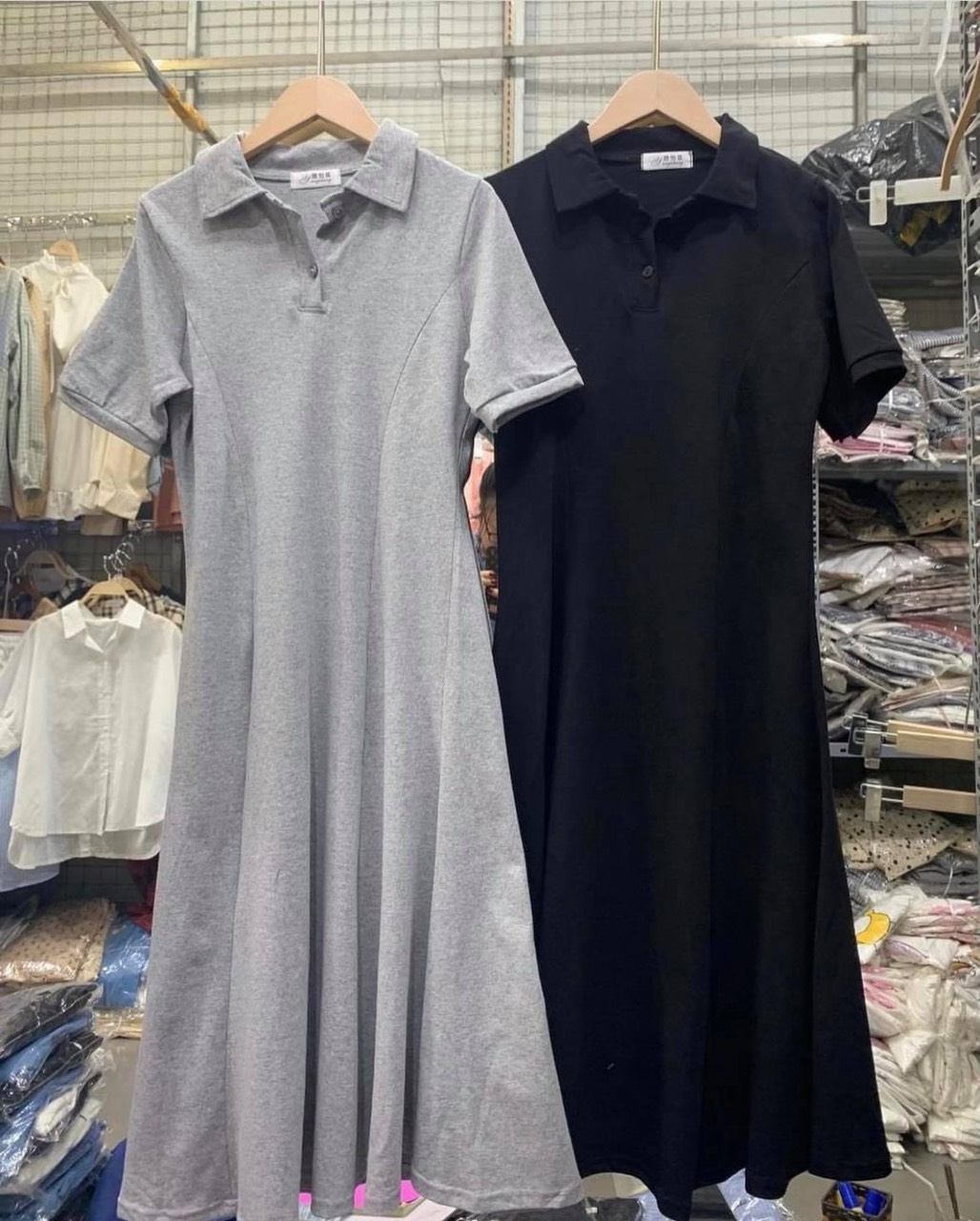 Đầm Body Cổ Trụ Phom Dài Dáng Xòe Thun Borip Thích Hợp Mặc Đi Tiệc Đi Làm Đi Chơi Phù Hợp Với Mọi Phong Cách