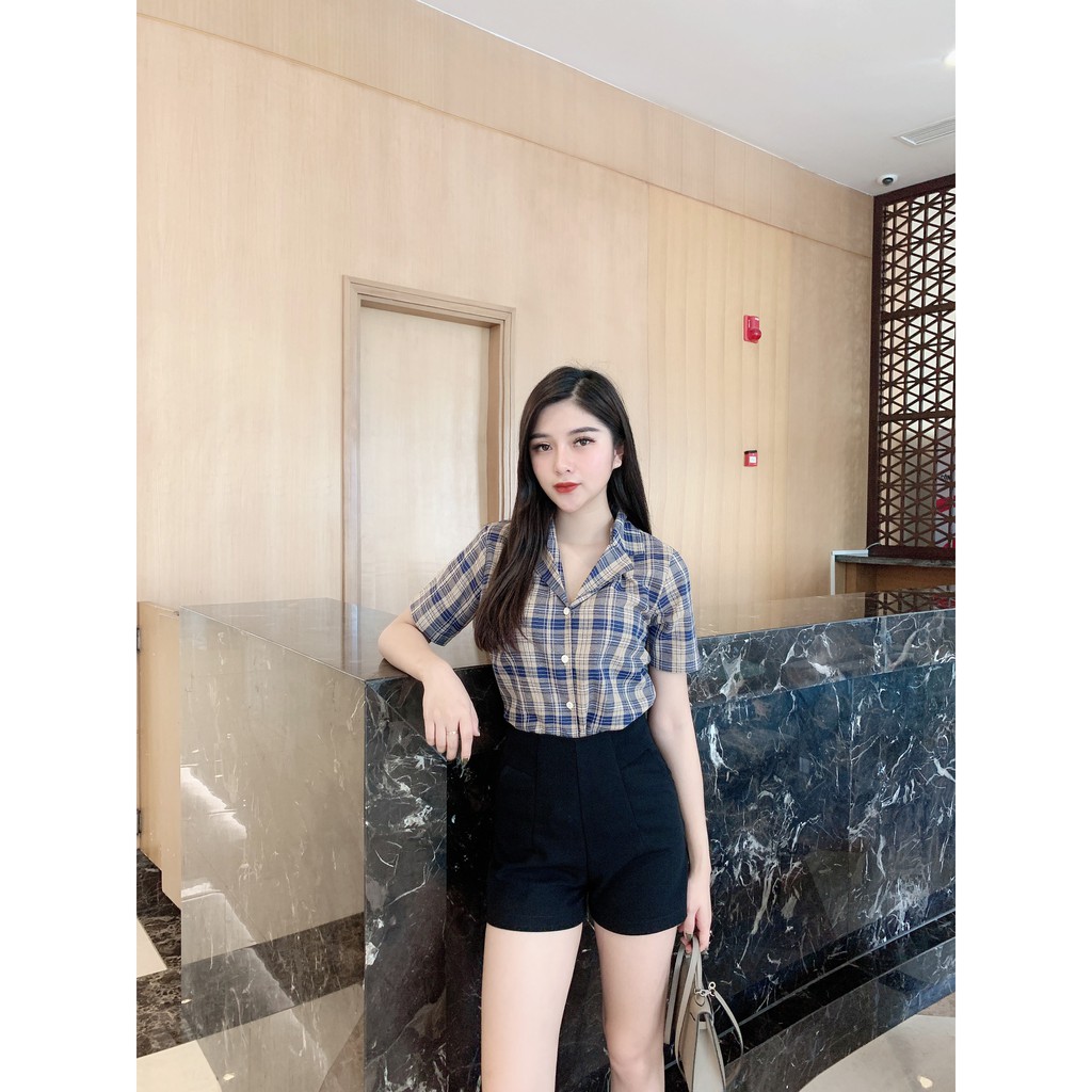 Áo Sơ Mi Caro Thời Trang nữ