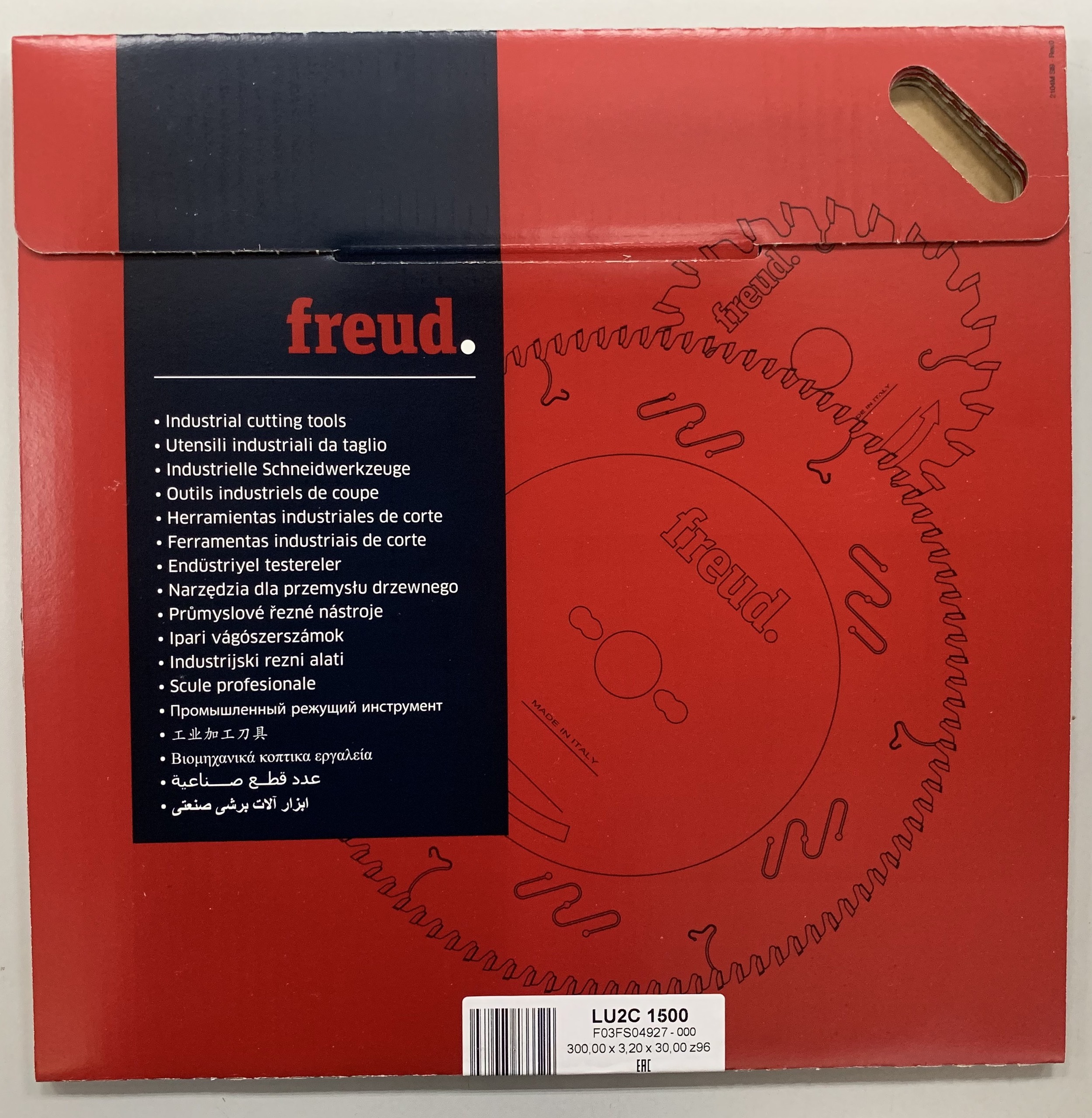 LƯỠI CƯA FREUD CẮT VÁN - LU2C-1500