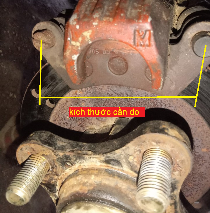Má phanh đĩa - má phanh cầu trước bố thắng dầu